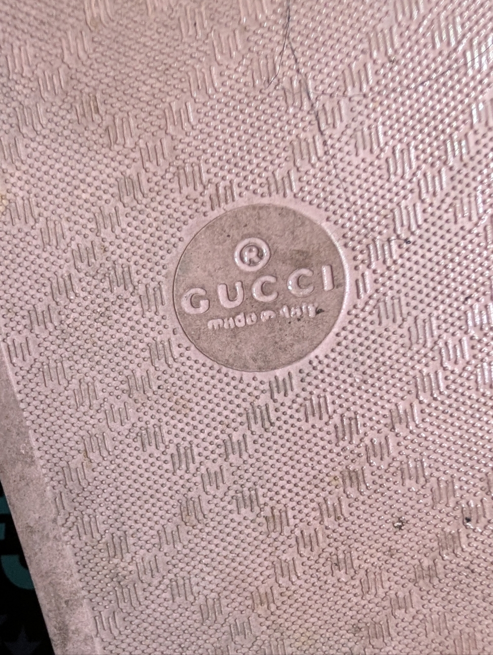 Pink Multicolor G Logo Slide Sandals - Picture 4 of 8